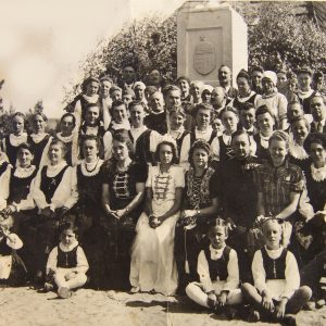 Egerpatak Országzászló Elsősorban dr.Tankó Béla főszolgabíró 1942.július