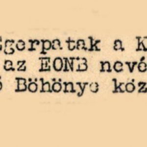 Egerpatak országzászló avatása MOT 1942.július 28.1.old