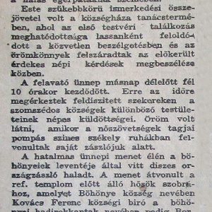 Egerpatak országzászló avatása Székely nép 1942 július 24.